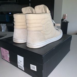 Chanel High Top Sneakers Sz 38